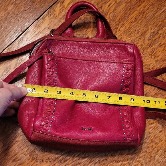 The Sak Red Leather Backpack - Picture 13 of 14
